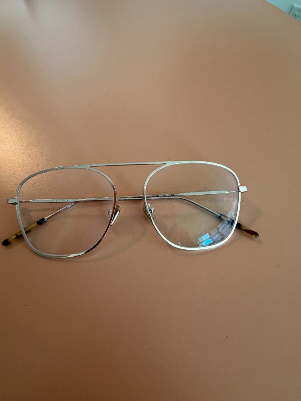 Jimmy Fairly Gold Aviator Optical Glasses - The Rocky